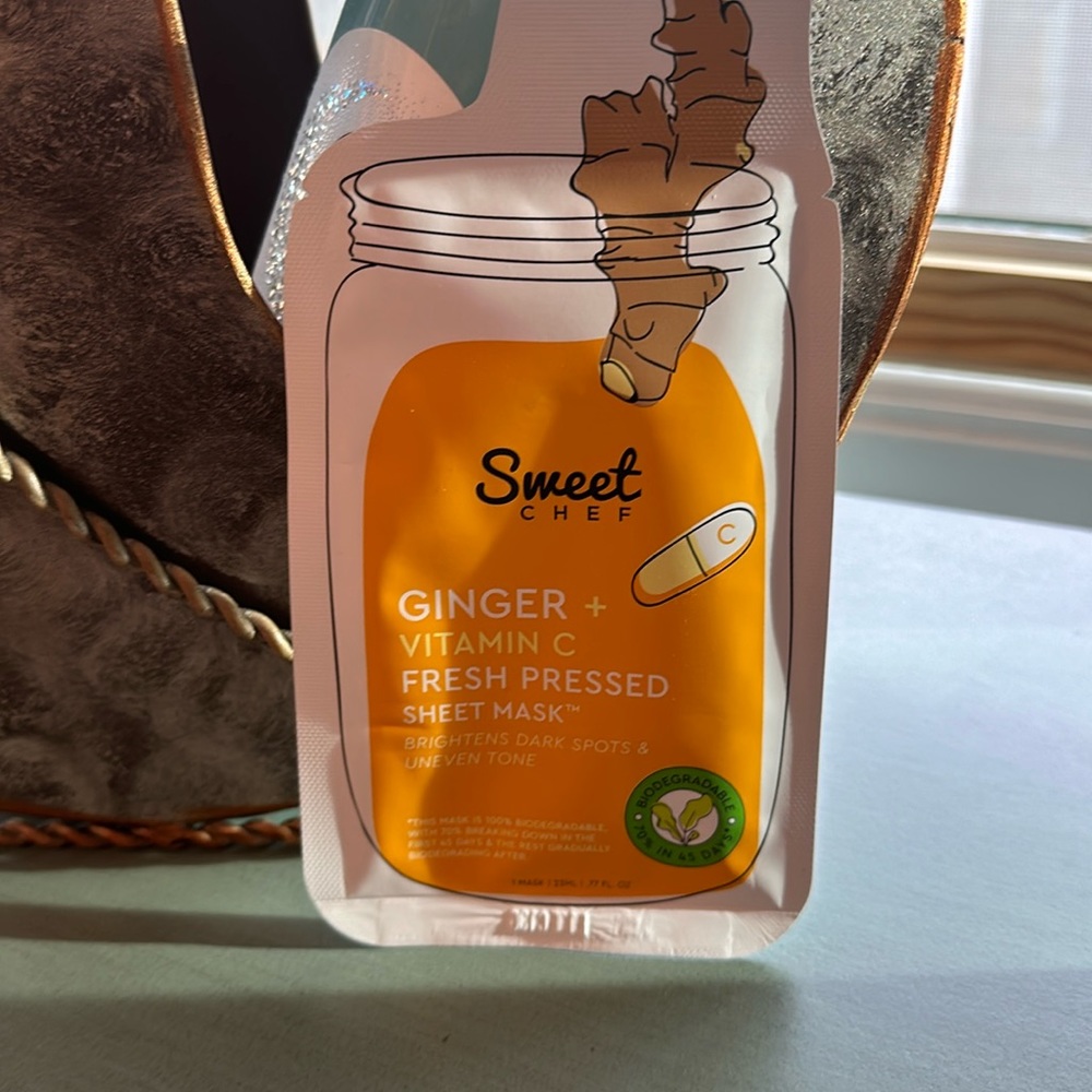 Brand New Sweet Chef Ginger + Vitamin C Fresh Pressed Sheet Mask